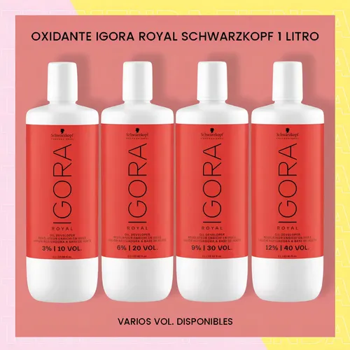 Oxidante Igora Royal Schwarzkopf 30 vol 1litro