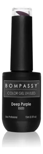 Bompassy Gel Color Uv/led Cabina 15ml Color Deep purple
