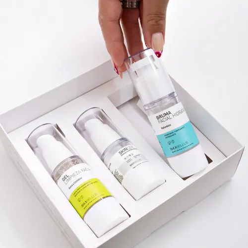 Kit Rutina Facial Skincare Hidratante Viaje Travel Biobellus
