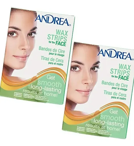 Tiras De Cera Depilatoria Andrea Para El Rostro, 20 Aplicaci