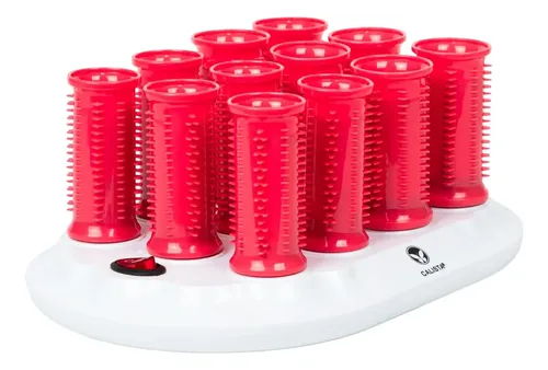 Calista Rulos Térmicos Para Cabello Corto 12 Piezas Rosa