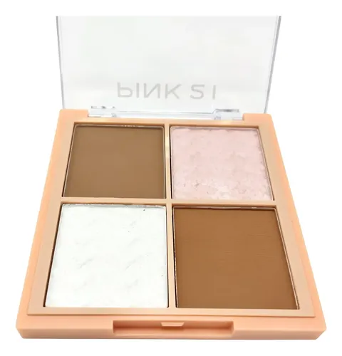 Paleta Maquillaje Iluminador Contorno Define & Glow Pink 21