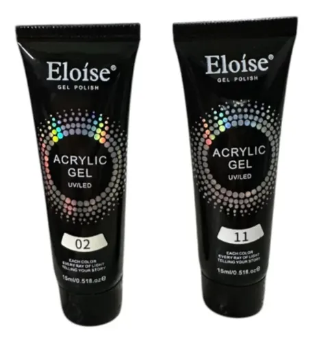 Kit X2 Polygel Eloise 15 Ml Gel Constructor Para Uñas Uv Led