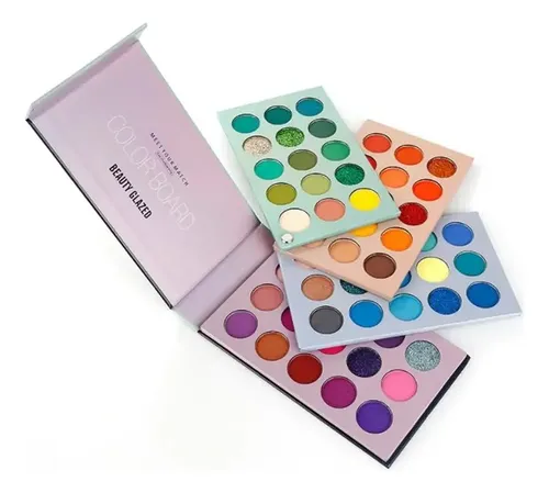 Paleta 60 Tonos Sombras Ojos Maquillaje Libro
