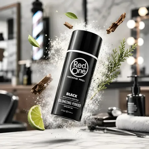 Red One Polvo De Textura Voluminizador Black Barberia 20gr