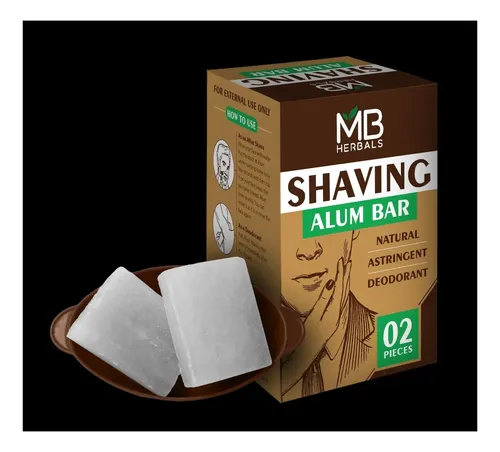 Mb Herbals Bloques De Alumbre, 2 Piezas, 0,99 Kg C/u