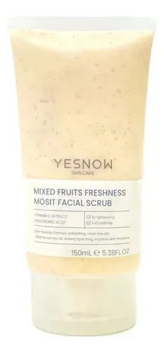 Exfoliante Scrub Facial Vitamina C Hialurónico 150ml Yesnow Normal A Seca Día/noche