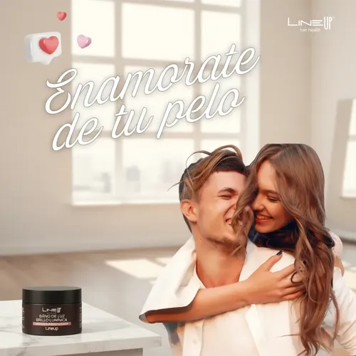 Mascarilla Baño De Luz Brillo Lumínica Hidrata & Nutre con Avena & Miel, dejando una iluminación de salón de belleza en tu cabello, producto profesional x 250Mls Lineup