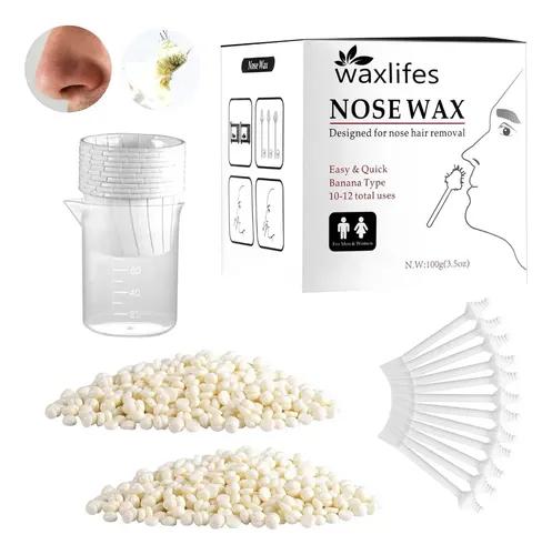 Kit Depilación Indoloro Nariz Cejas Vello Facial Portátil