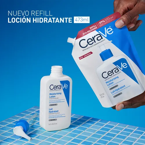 Cerave Loción Hidratante Pieles Secas Muy Seca 437ml Refill