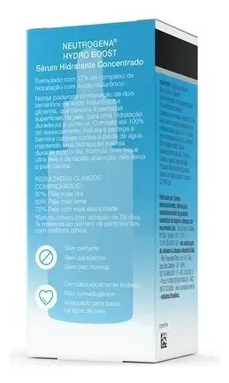 Neutrogena Serum Hydro Boost Hidratante Concentrado 30ml