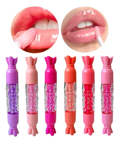 Brillo Labial Gloss Magico Rosa Glitter Pink 21 Lipgloss
