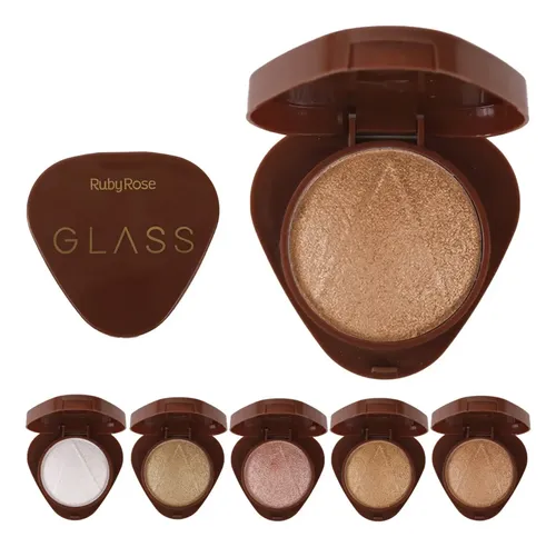Iluminador Compacto Satinado Alta Pigmentacion Ruby Rose Bh05