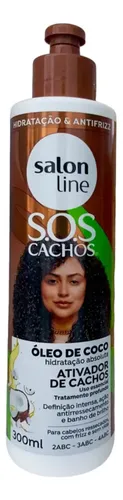Salon Line Óleo Coco Activador Rulos 300ml Hidratación