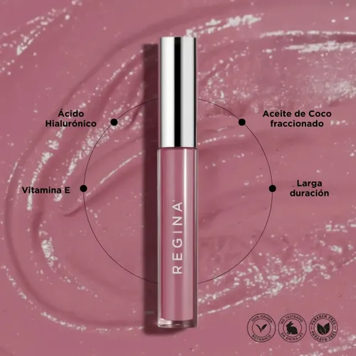 Rubor Líquido Blush Regina Con Ácido Hialurónico Y Vitaminas 03 Galaxia – Nude Rosado