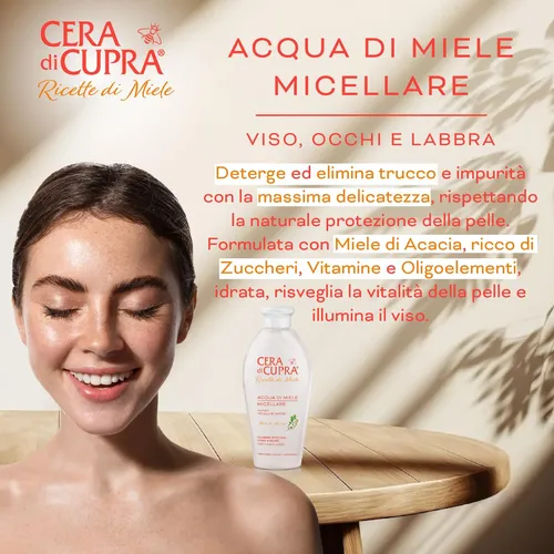 Agua Micelar Limpiadora Suave De Cera Di Cupra, 200 Ml