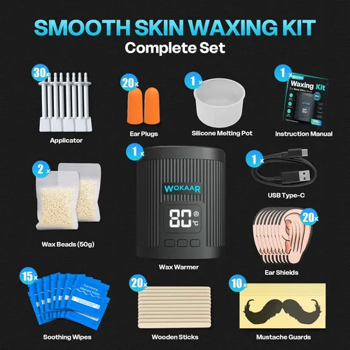 Kit Wokaar Para Depilación De Nariz, Cejas Y Orejas | 100