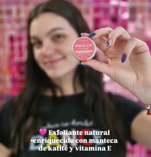 Kit Balsamo Y Exfoliante Labial Mega-lip Icono