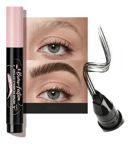 Lápiz De Cejas Resistente Al Agua Con Micrograbado De Unifox Black 05