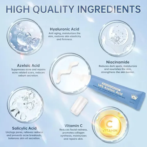 Crema Azelaico 14% Niacinamida Y C, Calmante 30 Ml ^.^