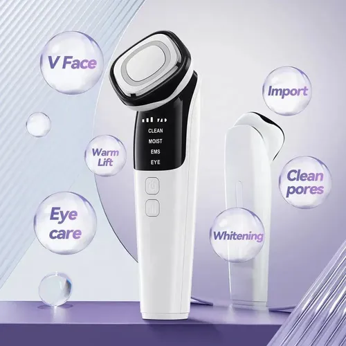 Antimasajeador Facial Lephoton 1 Con Microcorriente 4 Pulgad
