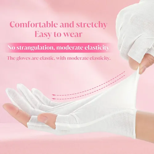 Guantes Algodón Hidratantes Para Manos Secas Y Agrietadas