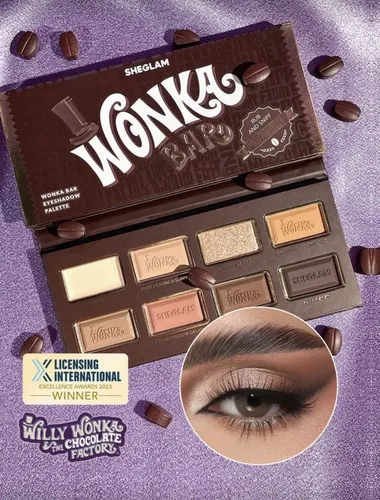 Paleta De Sombras Sheglam X Willy Wonka Chocolate Bar