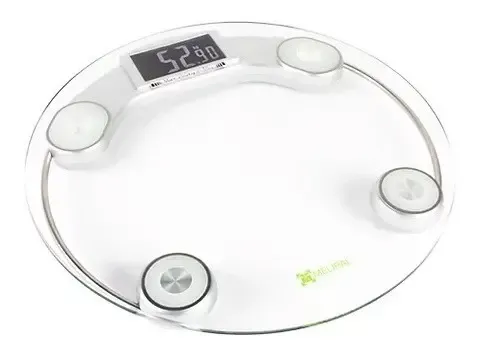 Balanza Circular Vidrio Sensor Personal Electrónica 150 Kg