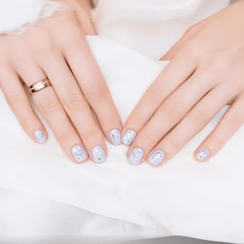 5 Hojas De Pegatinas Autoadhesivas Para Decoración De Uñas C