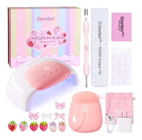 Lámpara Uv Led Blanca Para Uñas Con Temporizador Y Sensor