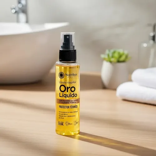 Protector Térmico Oro Liquido Post Keratina Alisado 250ml