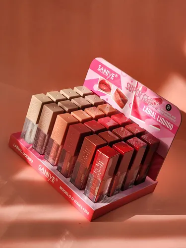Super Gloss Labial Liquido Saniye Con Acido Hialuronico