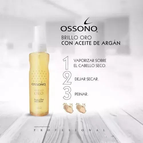 Brillo Para El Pelo Argan Ossono X135m Envio A Todo El Pais