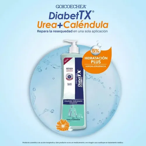 Diabettx 200ml Goicoechea Con Urea 5% Y Calendula