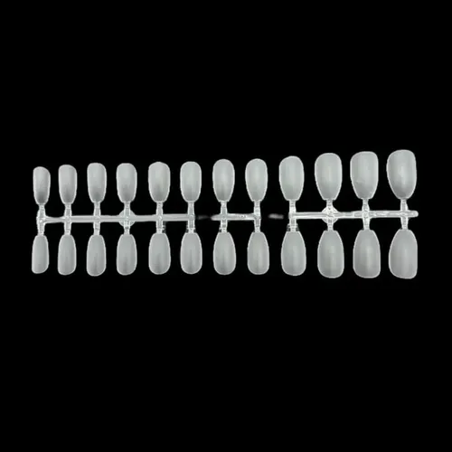 Tips Soft Gel Coffin Medianos Forma Ataud Mate X504