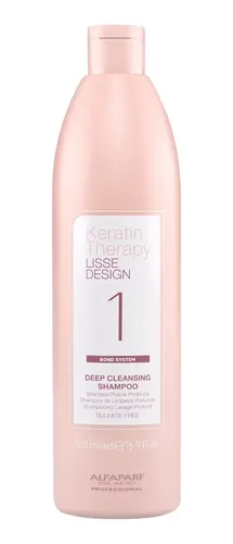 Paso 1 Alisado Liss Design Alfaparf Shampoo X 500ml Limpieza