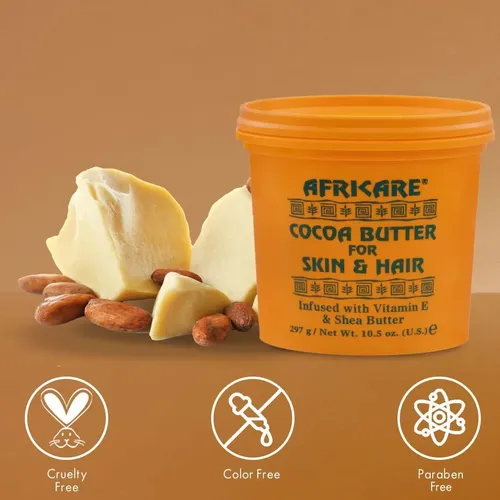 Manteca De Cacao Cococare Africare 310 Ml Con Vitamina E Y K