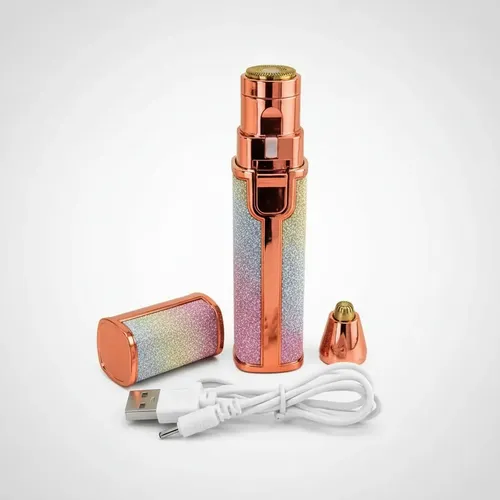 Depiladora Eléctrica 2 En 1 Para Cejas, Nariz Y Axilas, Usb