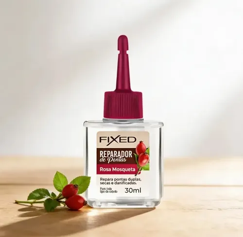 Óleo Capilar Reparador Fixed Rosa Mosqueta 30ml