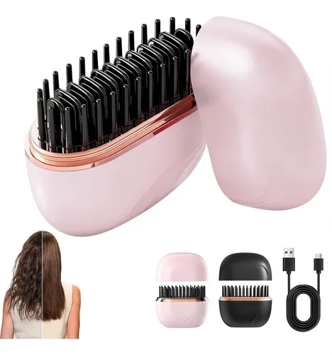 Minimizador De Cabello Inalámbrico Glambrush, Peine 2 En 1