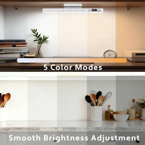 1 Pack Dimmable Mirror Lights,2500mah Rechargeable Under