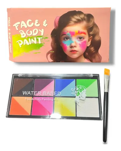 Paleta De Sombra Maquillaje Artístico 7bicolor Infantil