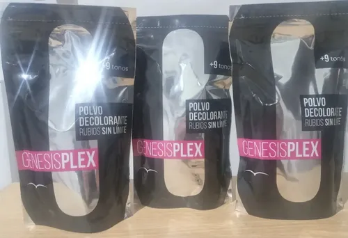 Combo X3 Polvo Decolorante Génesis Plux