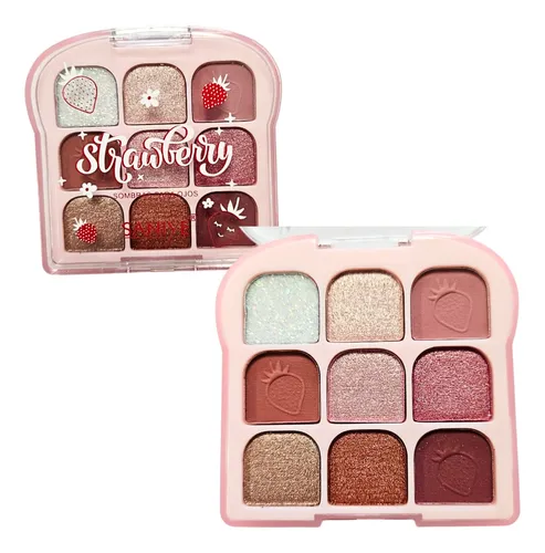 Paleta Sombras Saniye 9 Tonos Alta Pigmentación Moda