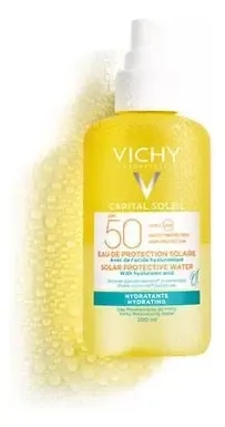 Vichy Capital Agua Protectora Solar Hidratante Fps50 200 Ml