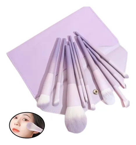 /set 10 Brochas Maquillaje Suave Pincel Delineador