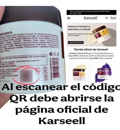 Mascarilla Karseell Capilar Con Colágeno 100% Original