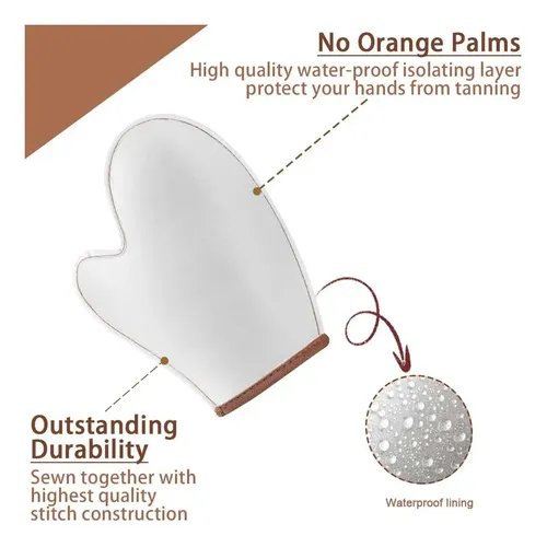 Kit Aplicador De Guantes Autobronceadores G Gaiyah Brown, Pa