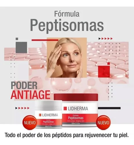 Peptisomas Crema Antiage Flacidez Arrugas Lidherma 50g