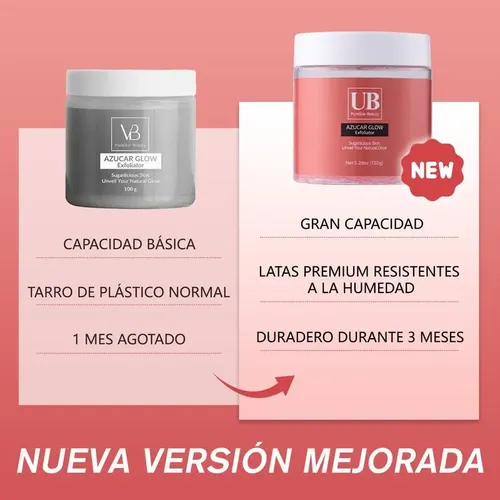 Exfoliante Corporal E Hidratante De Fresa, Versión Mejorada